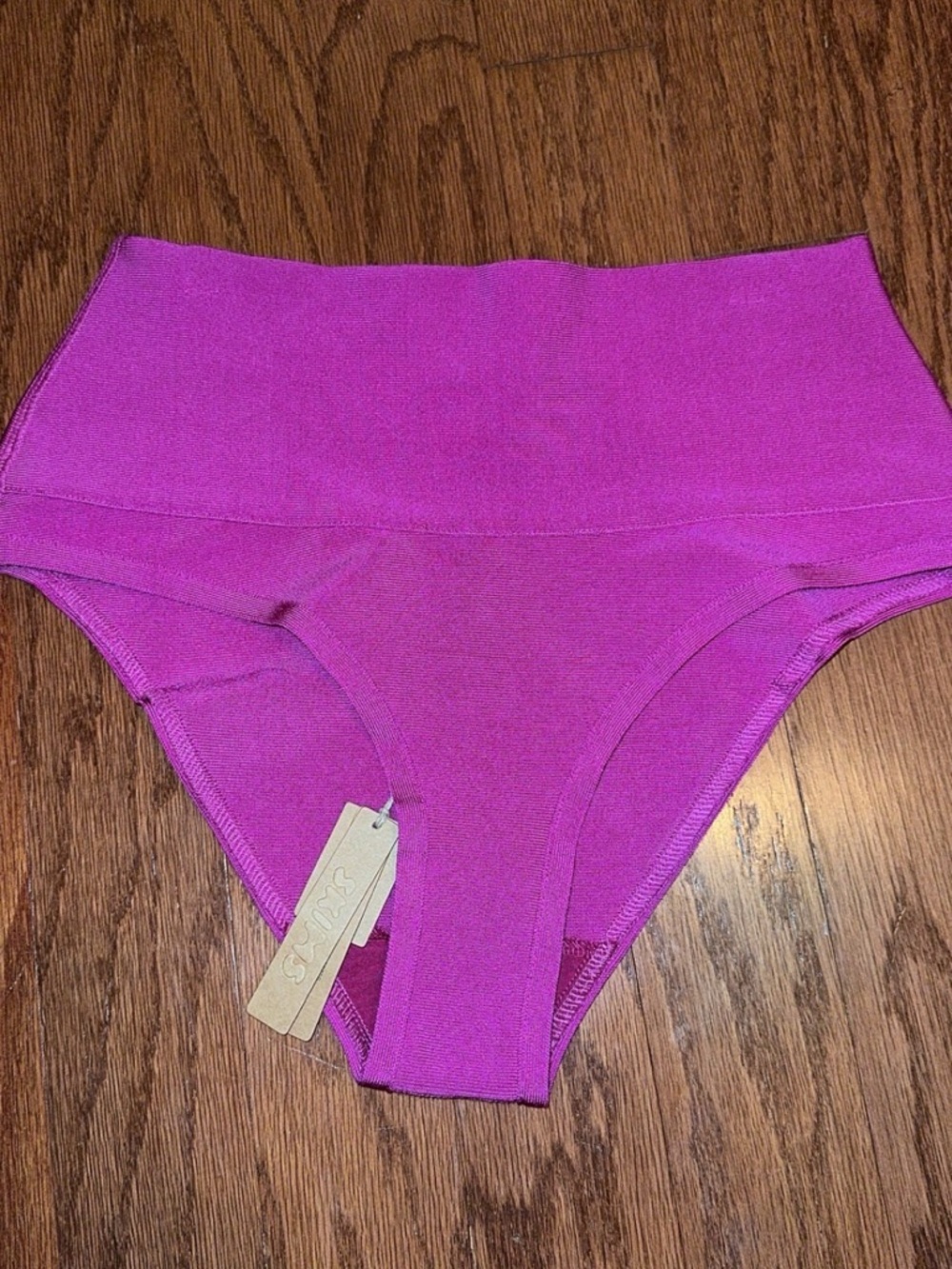 Magenta High-Waist Skims  Bikini Bottom